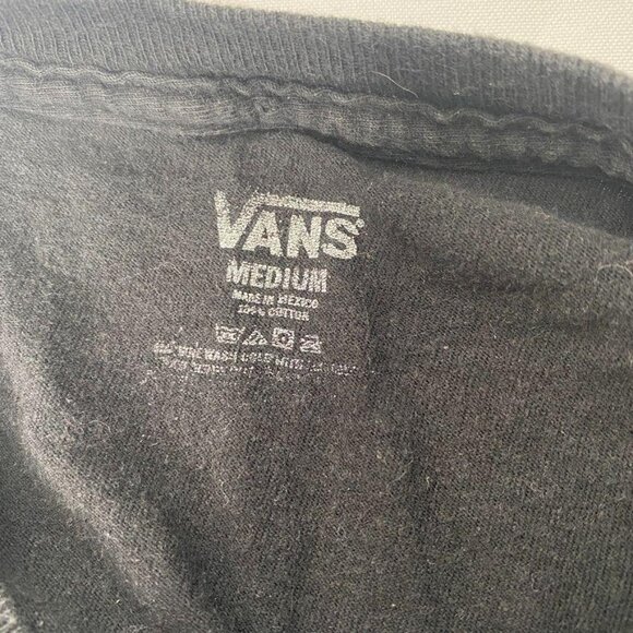 Vans Mens Off The Wall Bear Logo Blue Short Sleeve Crew Neck T-Shirt Size M - Picture 5 of 5